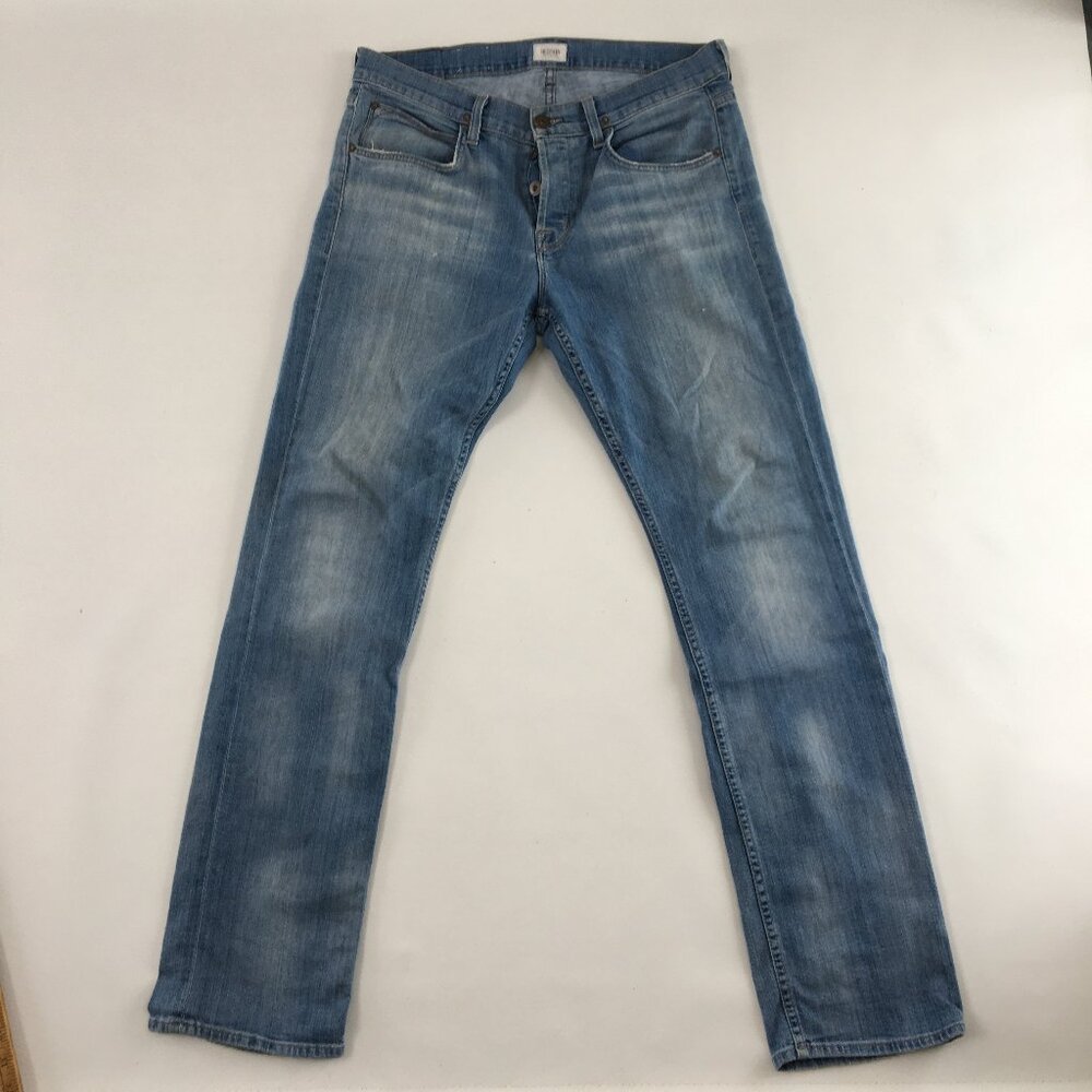 Hudson Byron Straight Button Fly Jeans 34